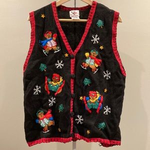 Tacky Christmas sweater vest